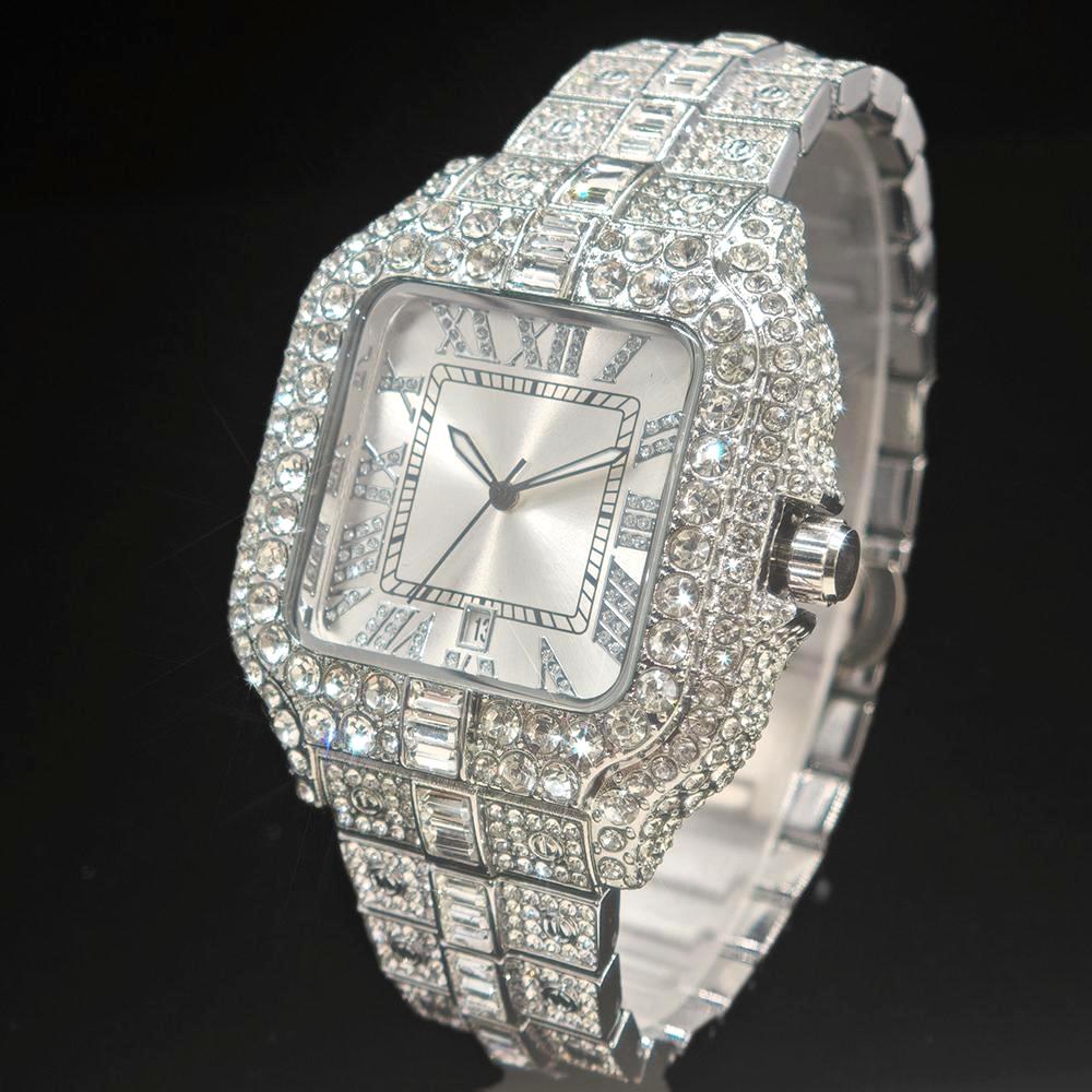 Jewelry And Watches Luxury Brand - Luxury Diamond Watch For Men Brand