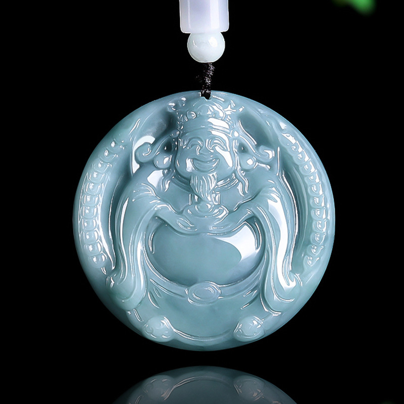 Jewelry & Watches Bench - Burmese Jadeite God of Wealth Pendant