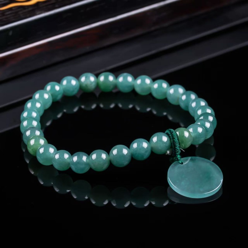 Jewelry & Watches Bench - Natural Jadeite Blue Water Nothing Plaque