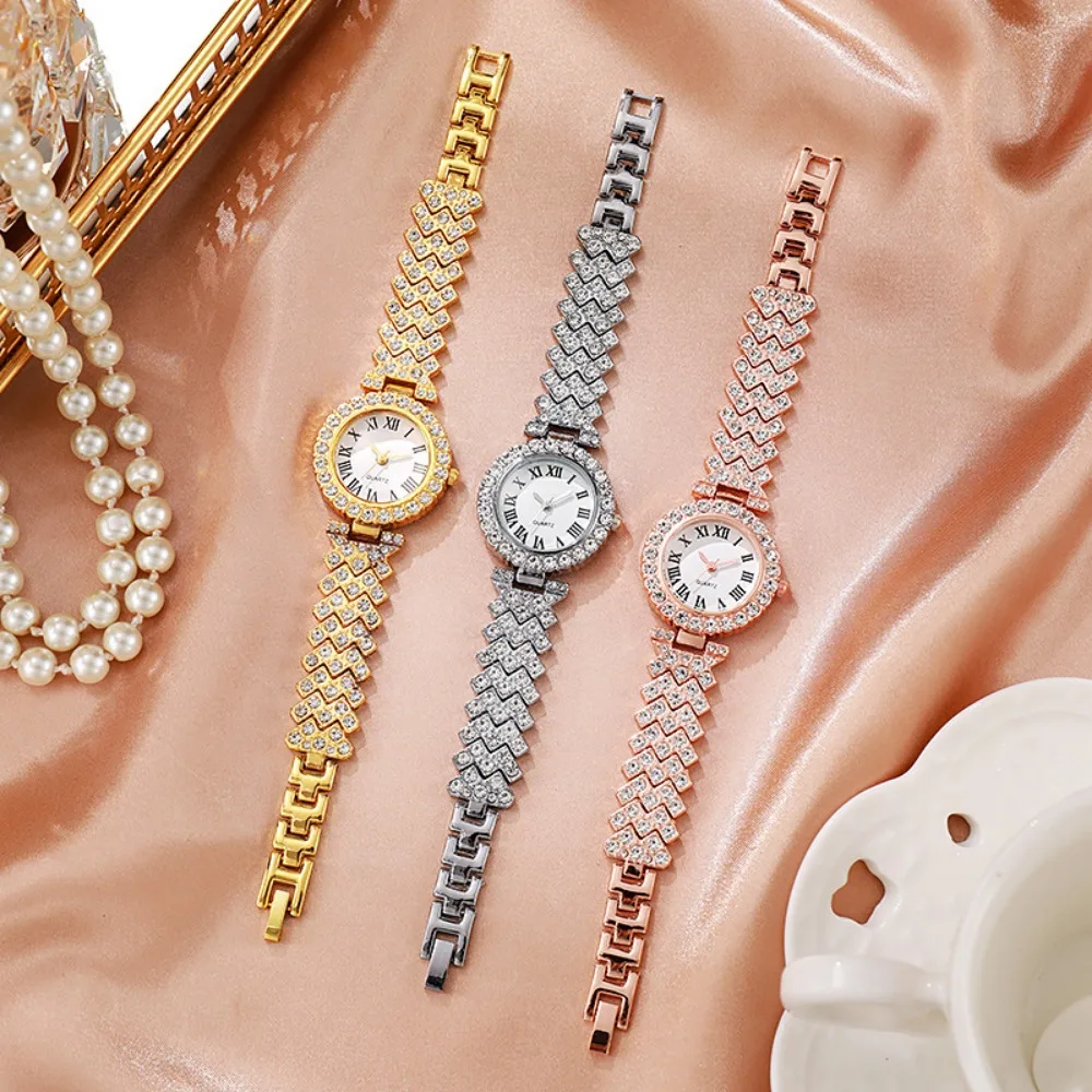 Jewelry Box Watches Bracelets - 2026 5pcs Elegant Rhinestone Women Watches