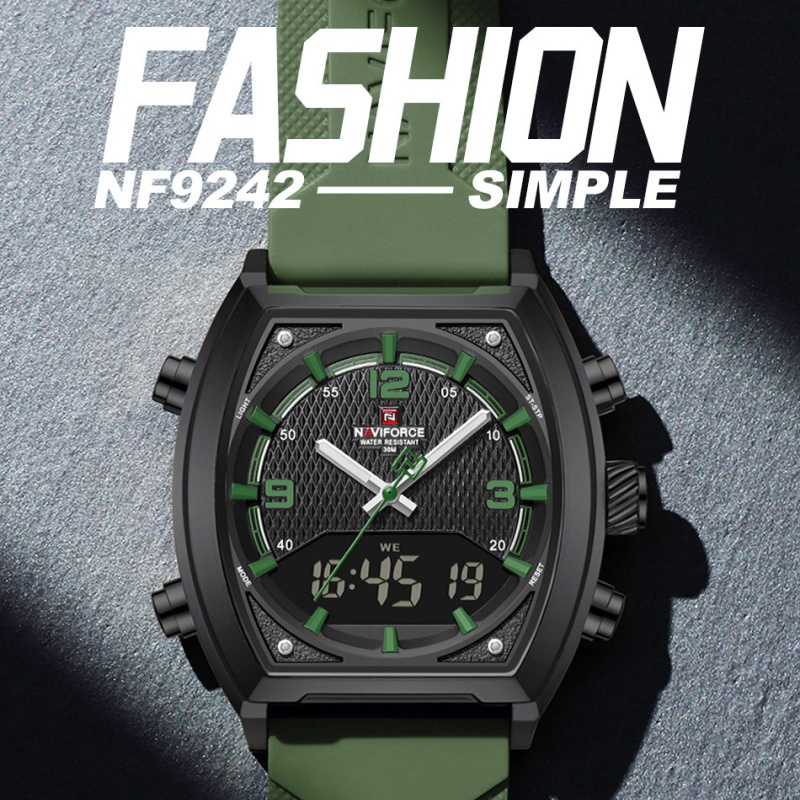 NAVIFORCE Men Dual Display Wat - огляд і ціна Watch Display Box