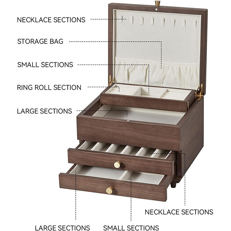 Multi-layer jewelry box, brace - огляд і ціна Jewelry Box Watches Bracelets