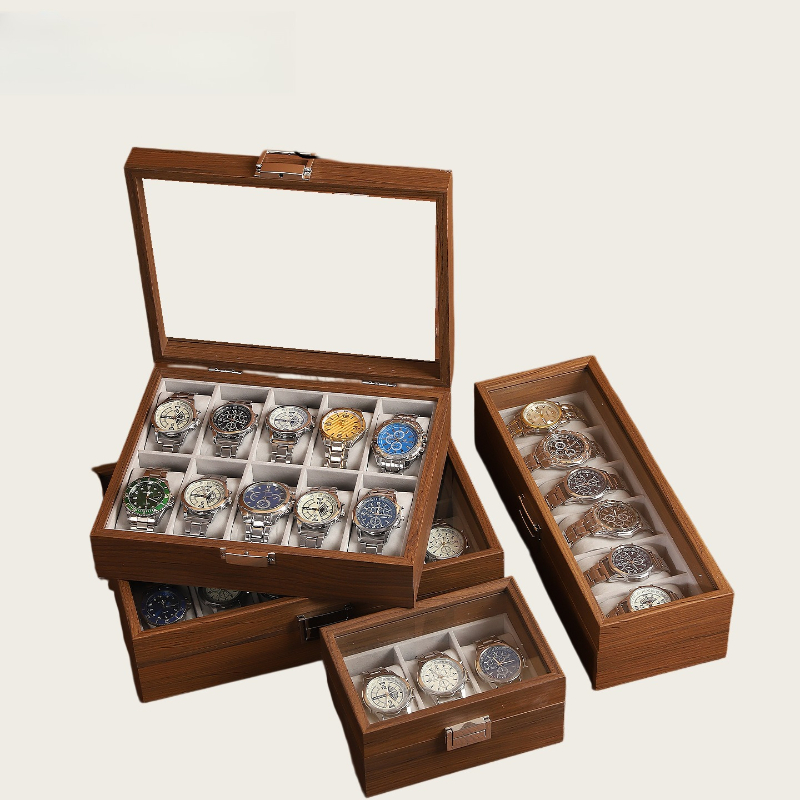 Wood Grain Watch Box 2/3/6/10  - огляд і ціна Watch Display Box