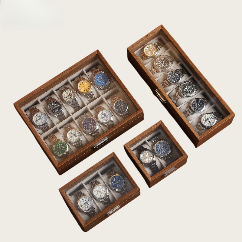 Wood Grain Watch Box 2/3/6/10  - огляд і ціна Watch Display Box