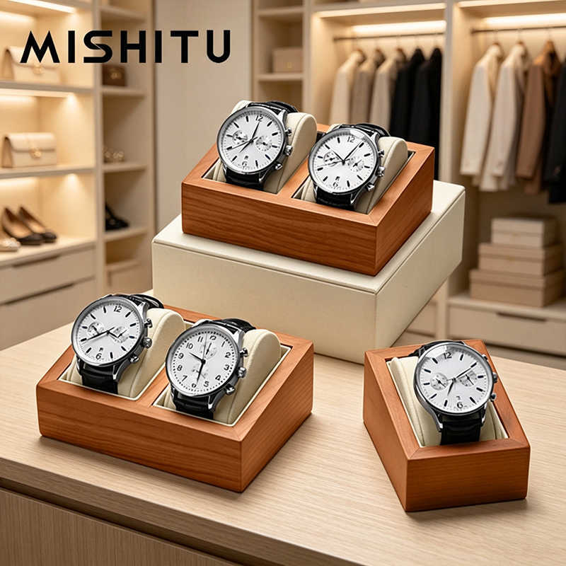 MISHITU Solid Wood Watch Stora - огляд і ціна Watch Display Box
