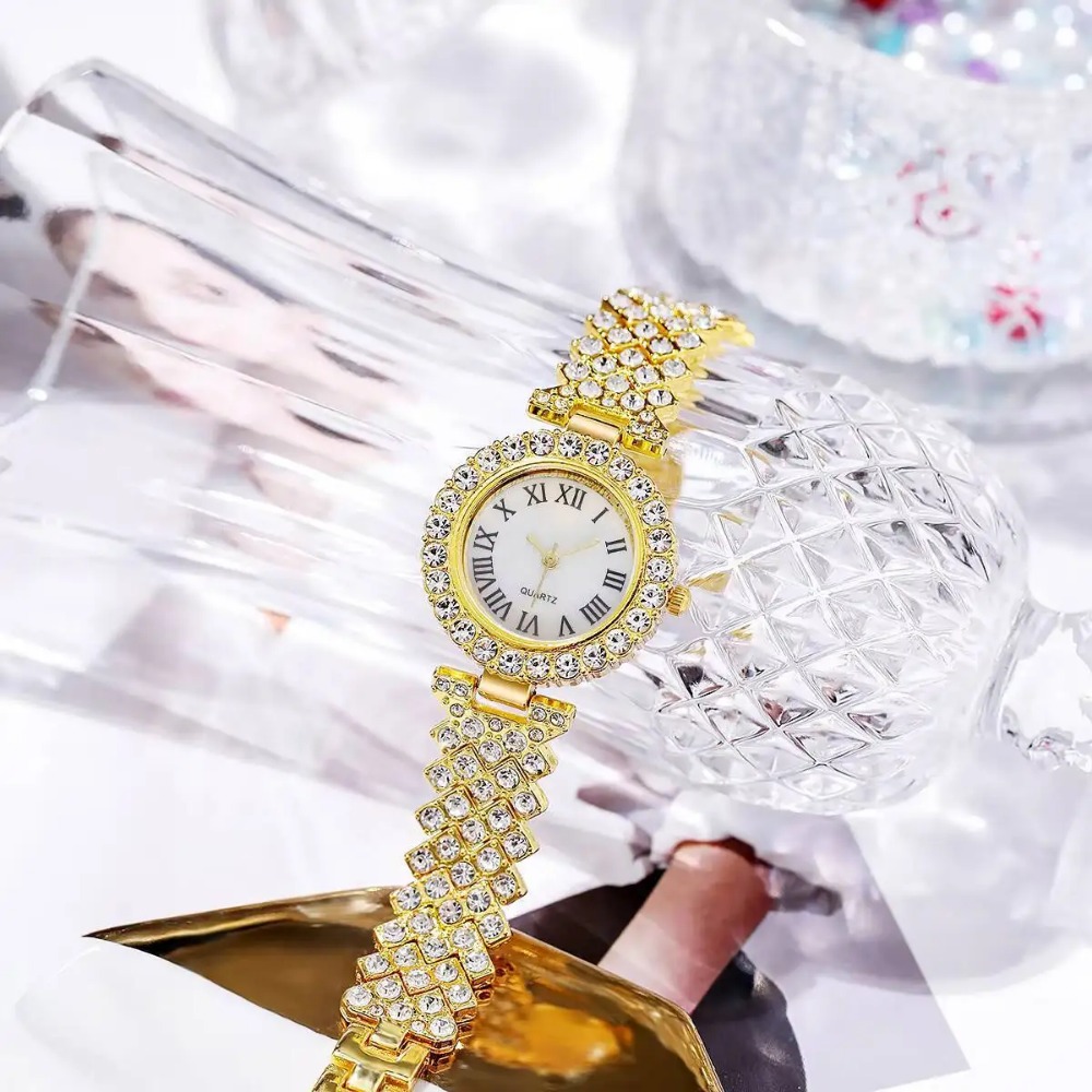6PCS/Set Luxury Rhinestone Wom - огляд і ціна Jewelry Box Watches Bracelets
