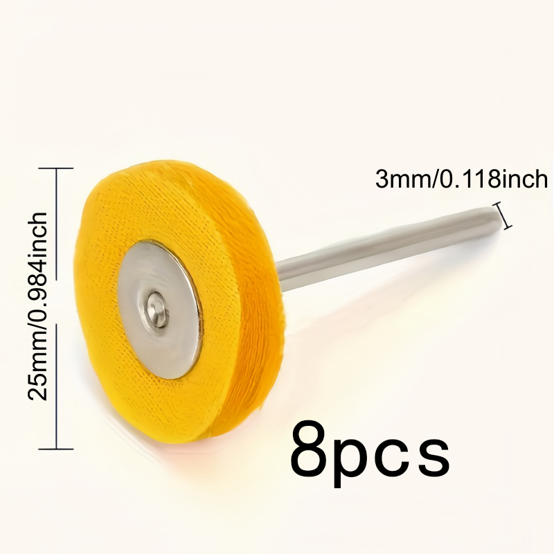 8Pcs 3mm Yellow Polishing Clot - огляд і ціна Jewelry Watches & Accessories