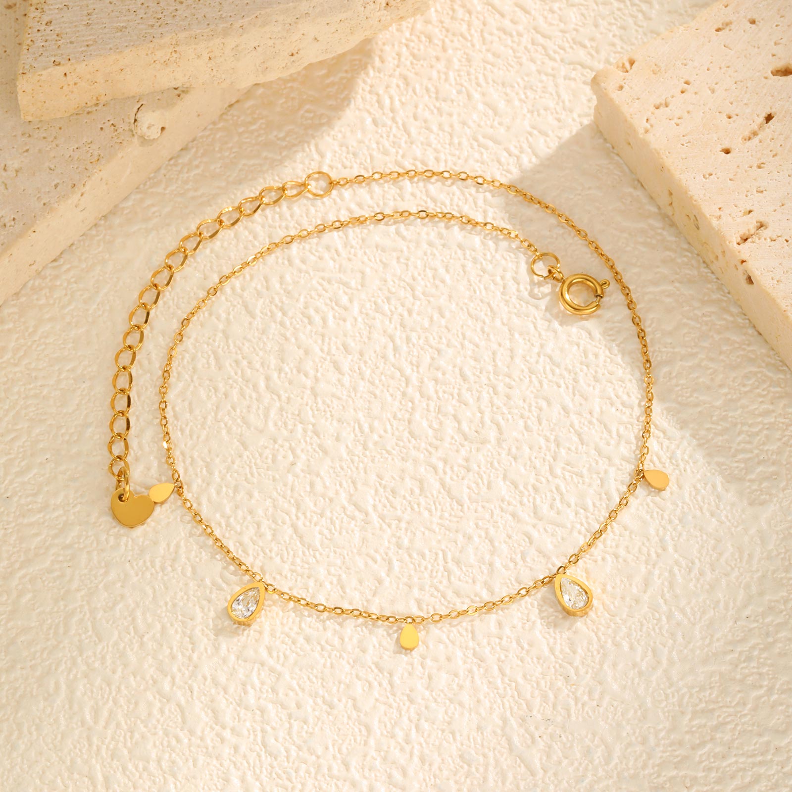 Dainty Water Drop Zircon Ankle - огляд і ціна Jc Jewelry & Watches Reviews