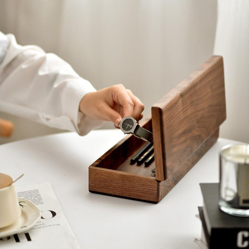 Black walnut high-end desktop  - огляд і ціна Watch Display Box