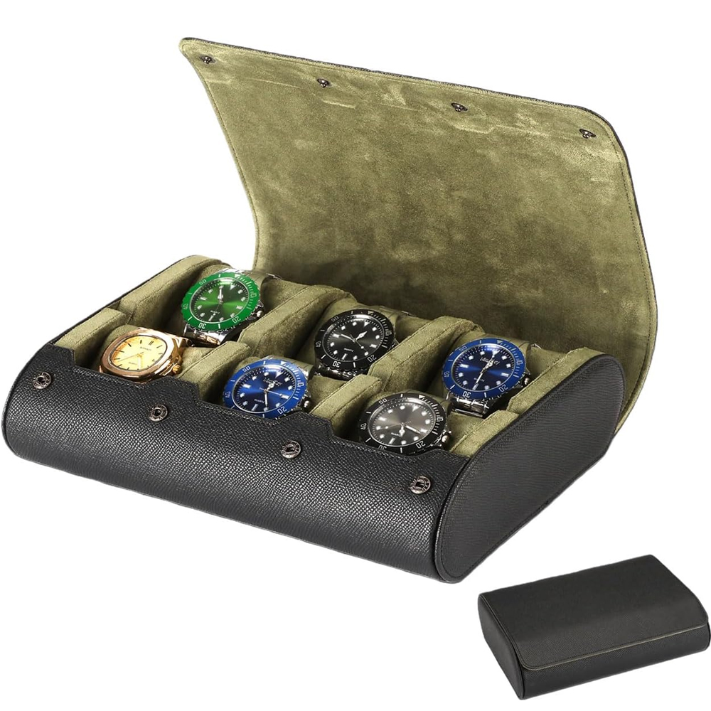 6 Watch Travel Cases  PU Leath - огляд і ціна Watch Display Box