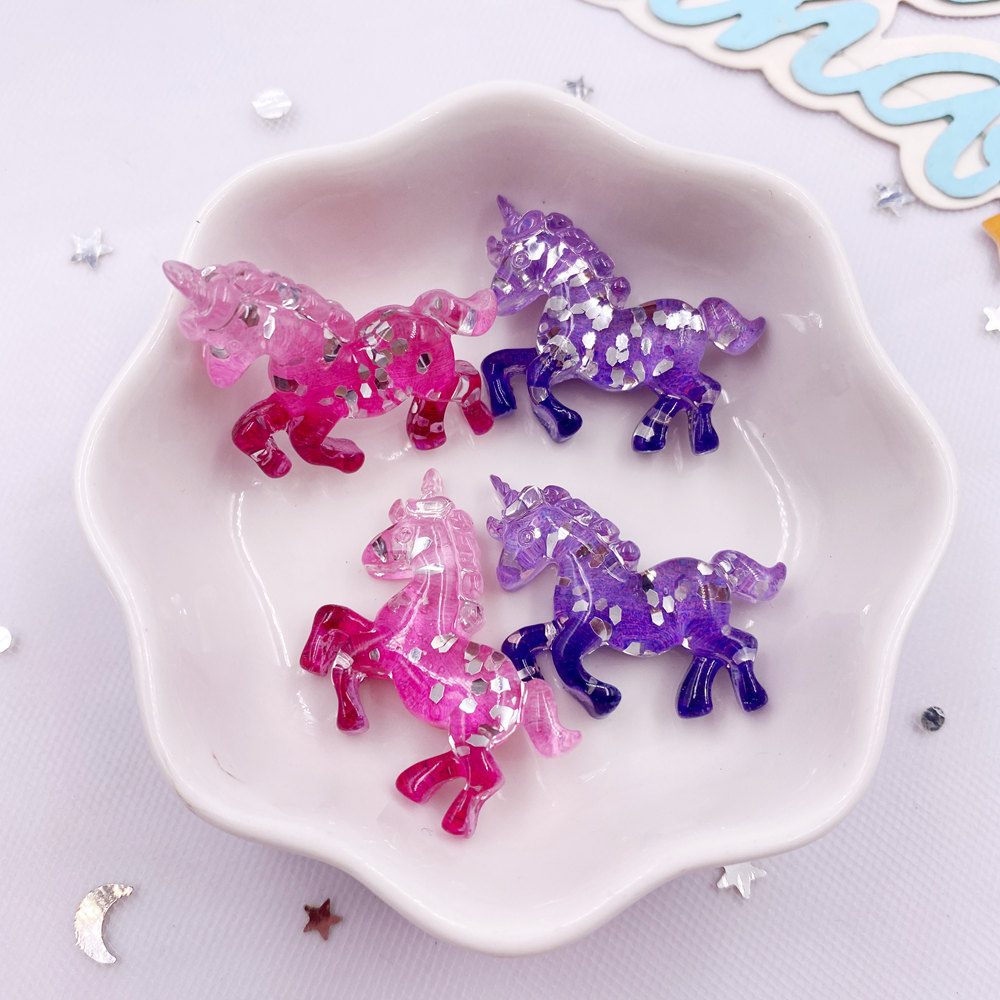 6PCS Colorful Resin Glitter 3D - огляд і ціна Paradise Jewelry & Watches Llc