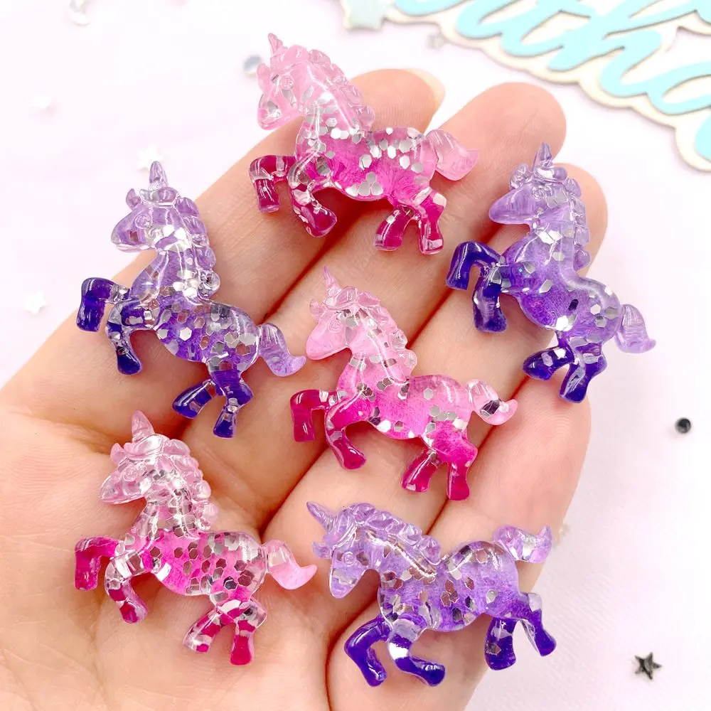 6PCS Colorful Resin Glitter 3D - огляд і ціна Paradise Jewelry & Watches Llc