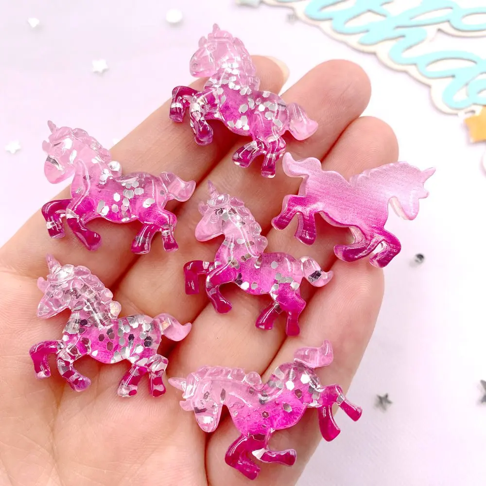 6PCS Colorful Resin Glitter 3D - огляд і ціна Paradise Jewelry & Watches Llc