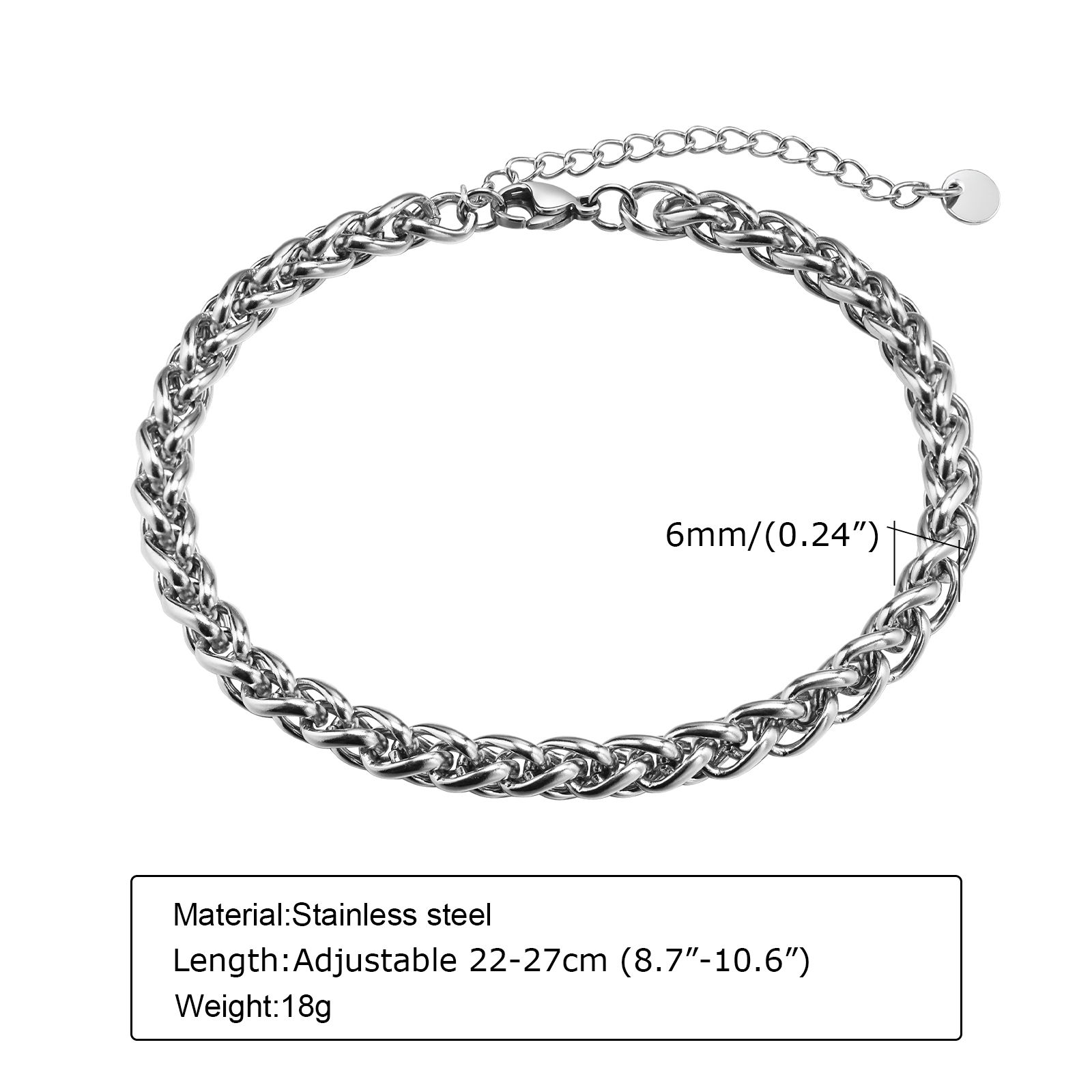 Vnox Cuban Chain Anklets for M - огляд і ціна Jc Jewelry & Watches Reviews