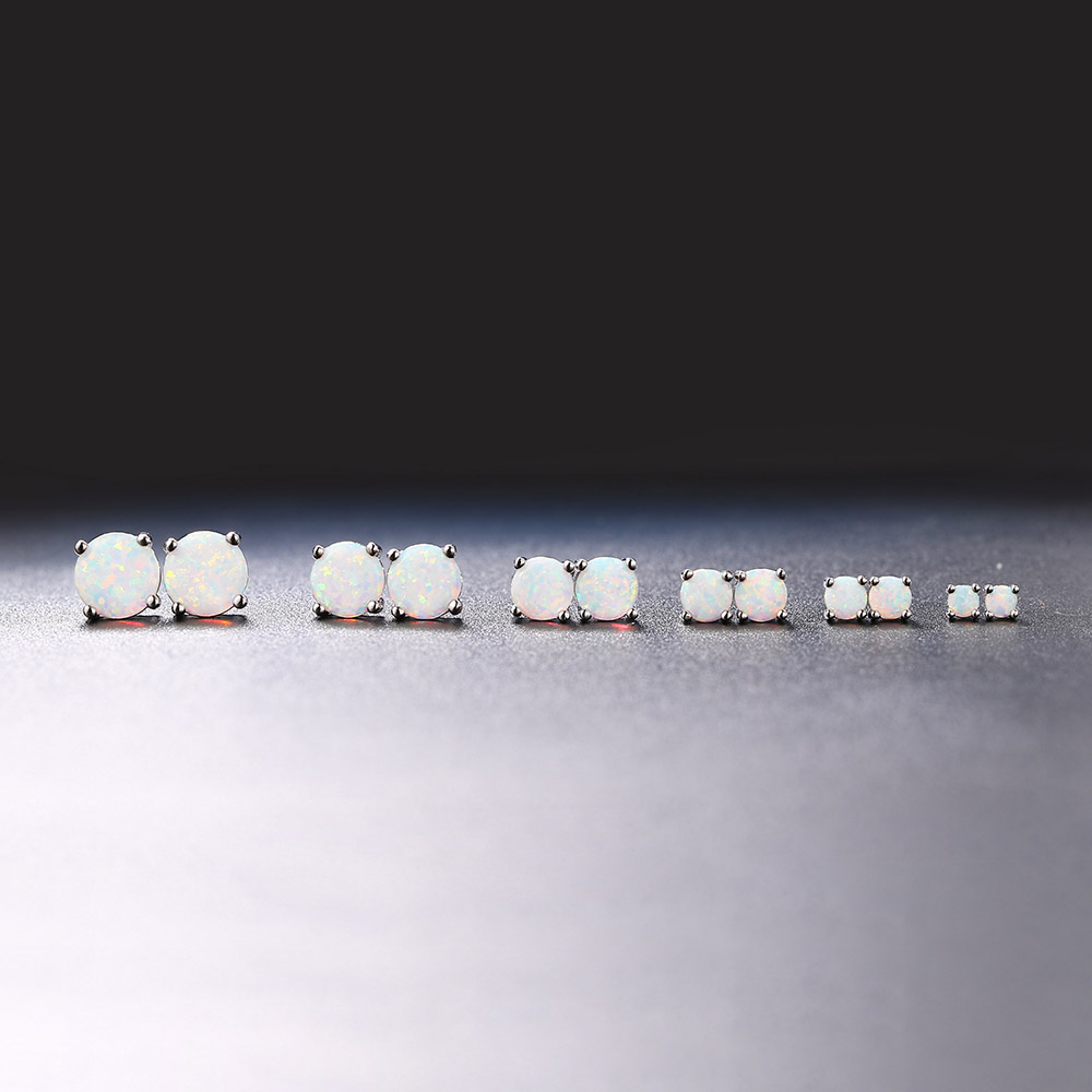 Simple Women's Stud Earrings W - огляд і ціна Opal Earrings Dangle