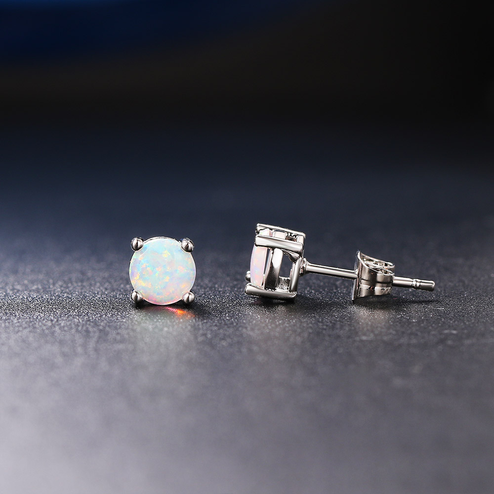 Simple Women's Stud Earrings W - огляд і ціна Opal Earrings Dangle