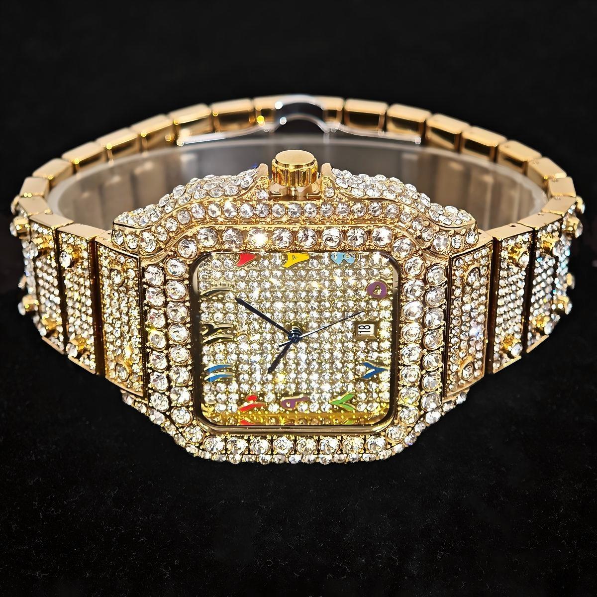 Hot Fashion UNIGUET Full Diamo - огляд і ціна Jewelry And Watches Luxury Brand