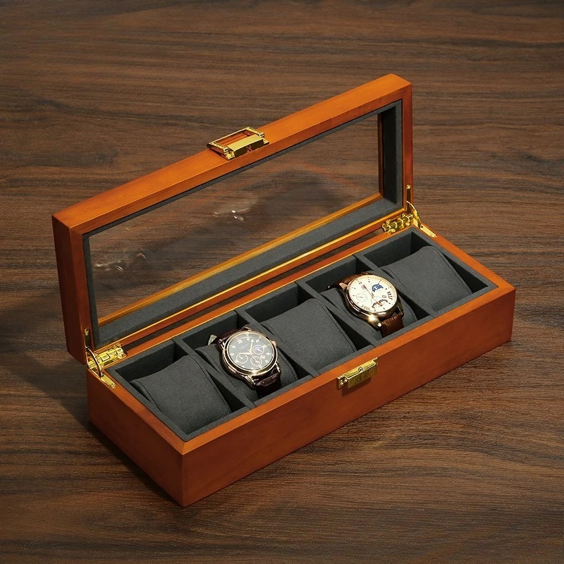 Watch box Five-digit solid woo - огляд і ціна Watch Display Box