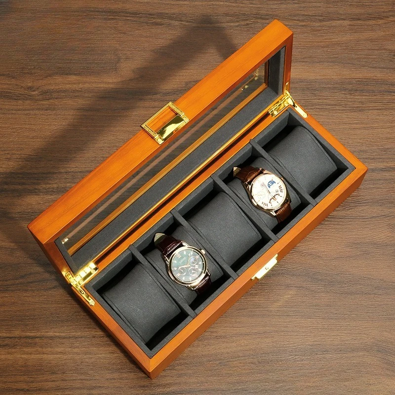 Watch box Five-digit solid woo - огляд і ціна Watch Display Box
