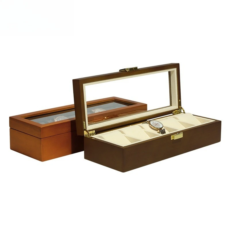 Watch box Five-digit solid woo - огляд і ціна Watch Display Box