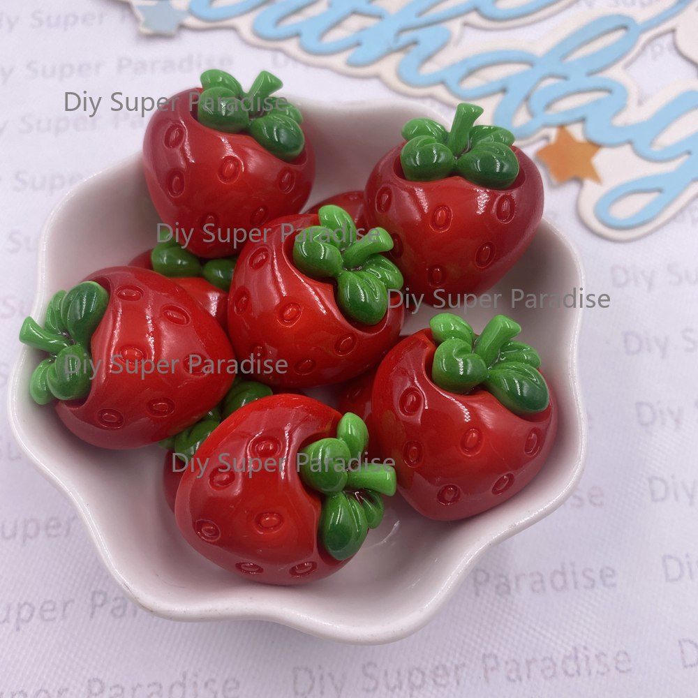 8PCS Resin Kawaii Colorful Red - огляд і ціна Paradise Jewelry & Watches Llc