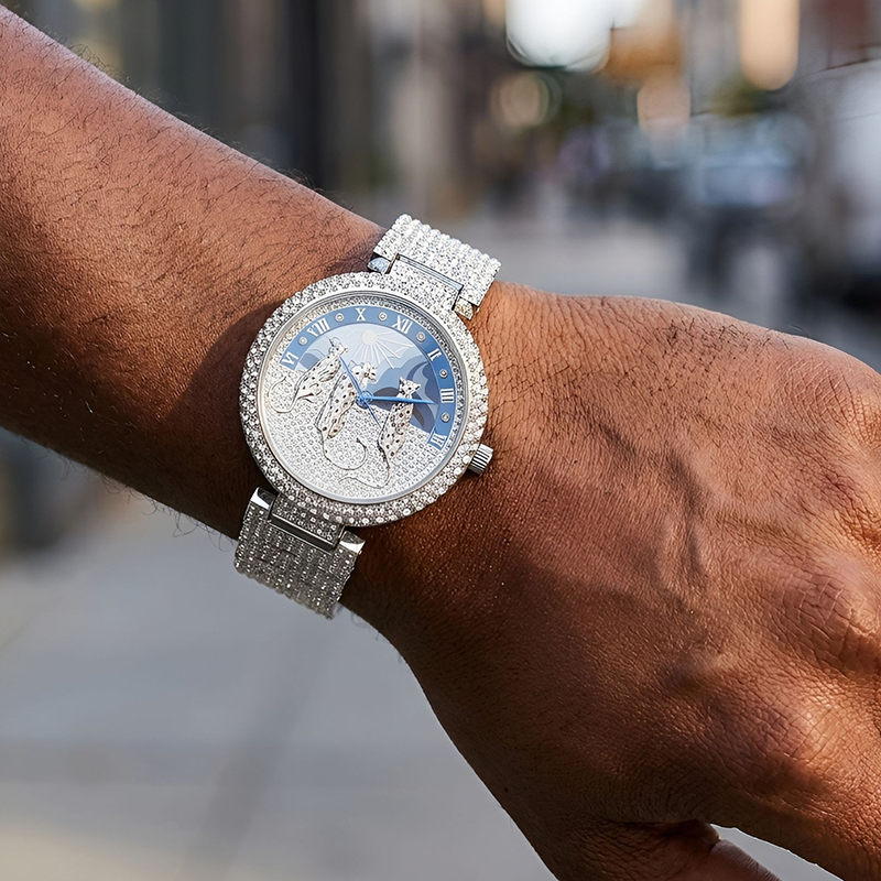 Men's Watches Sun and leopard  - огляд і ціна Jewelry And Watches Luxury Brand