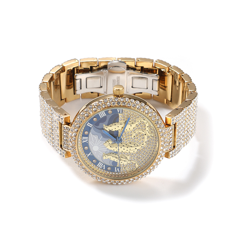 Men's Watches Sun and leopard  - огляд і ціна Jewelry And Watches Luxury Brand