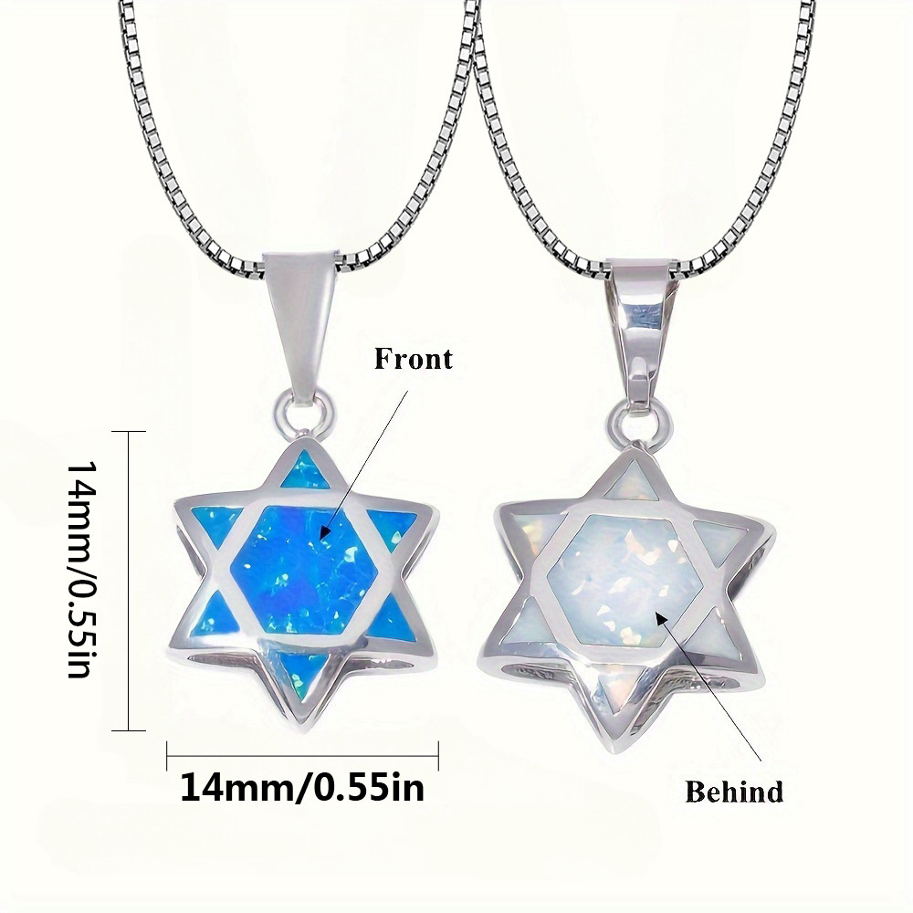 Star of David Opal Pendant Nec - огляд і ціна Jewelry & Watches Bench