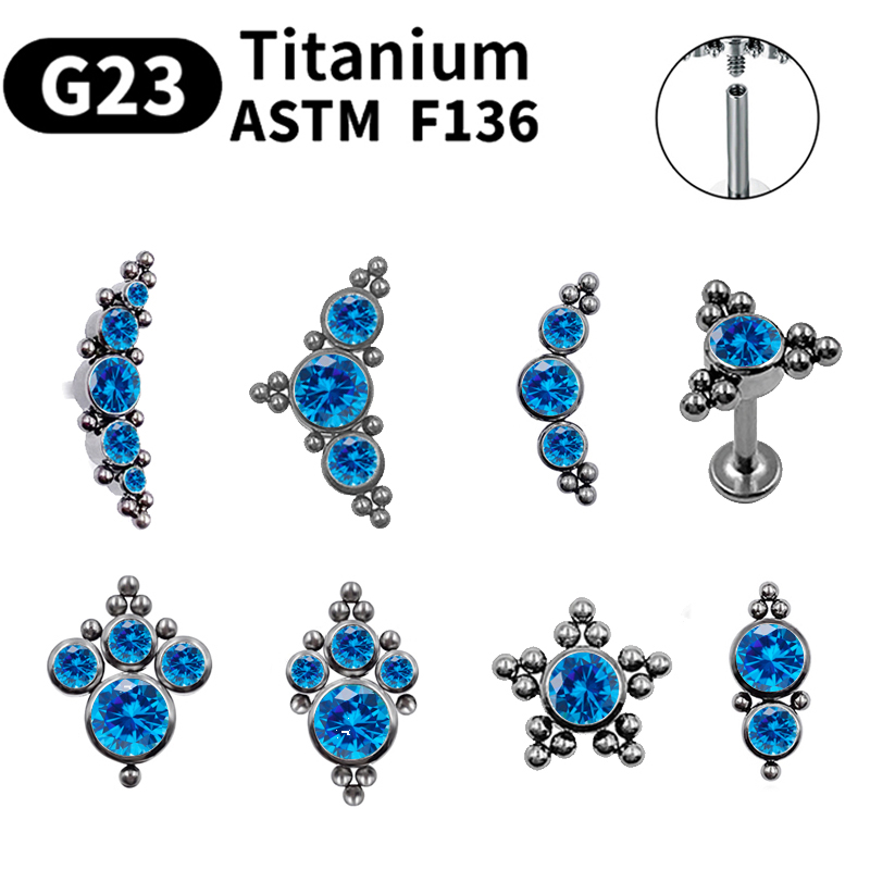 G23 Titanium Piercing Stud Ear - огляд і ціна Opal Earrings Dangle