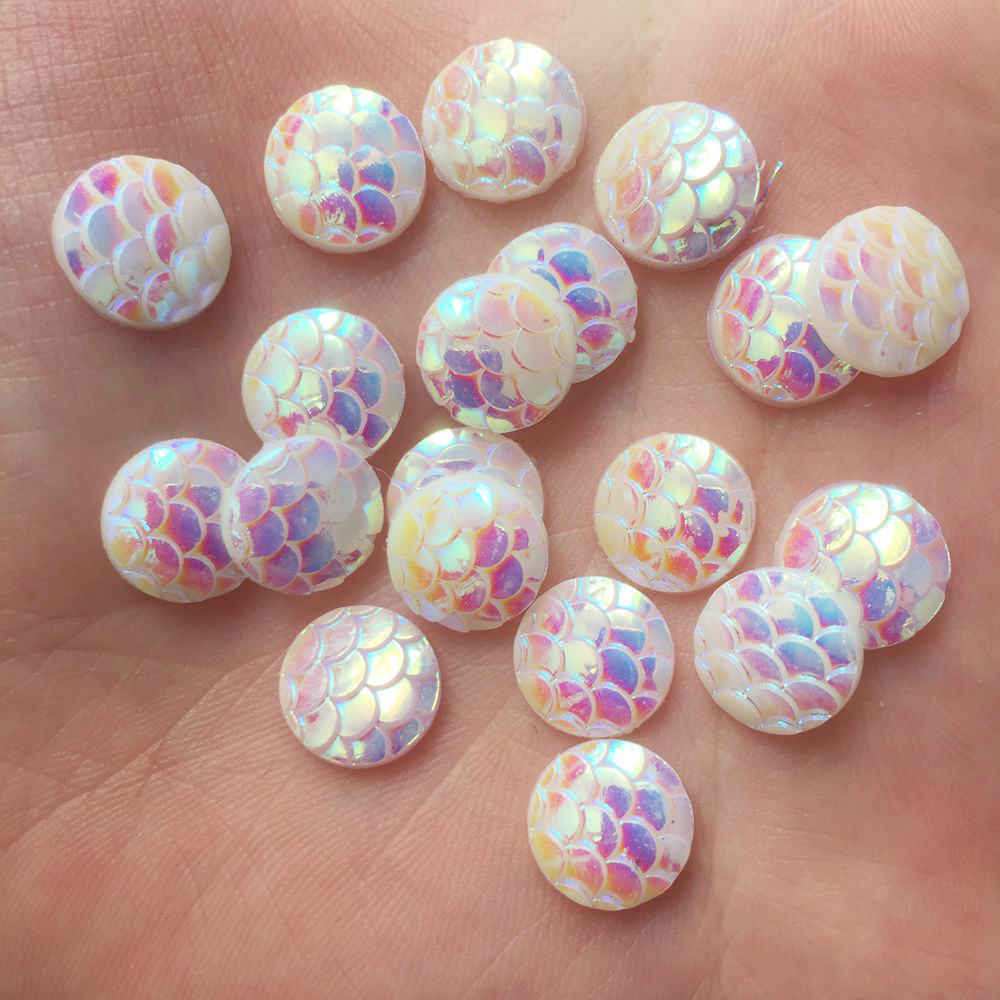 Shiny 100Pcs AB Resin 10mm Rou - огляд і ціна Paradise Jewelry & Watches Llc