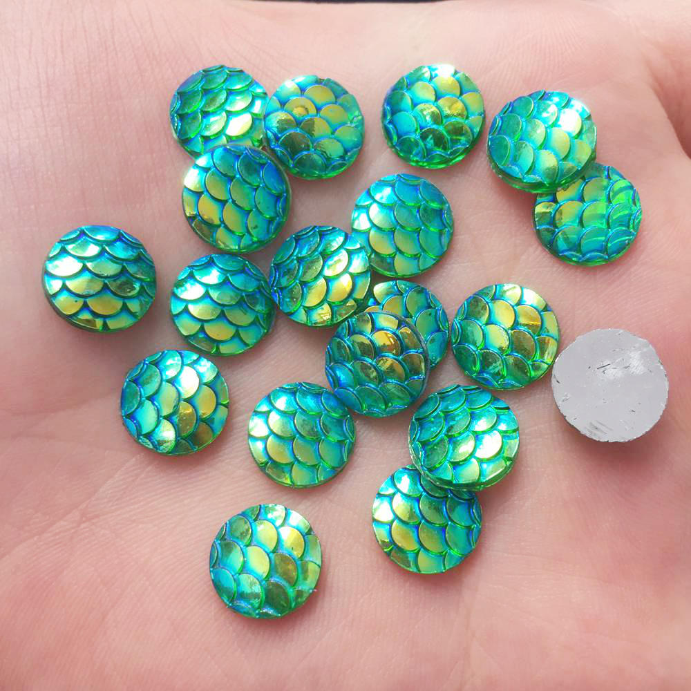 Shiny 100Pcs AB Resin 10mm Rou - огляд і ціна Paradise Jewelry & Watches Llc